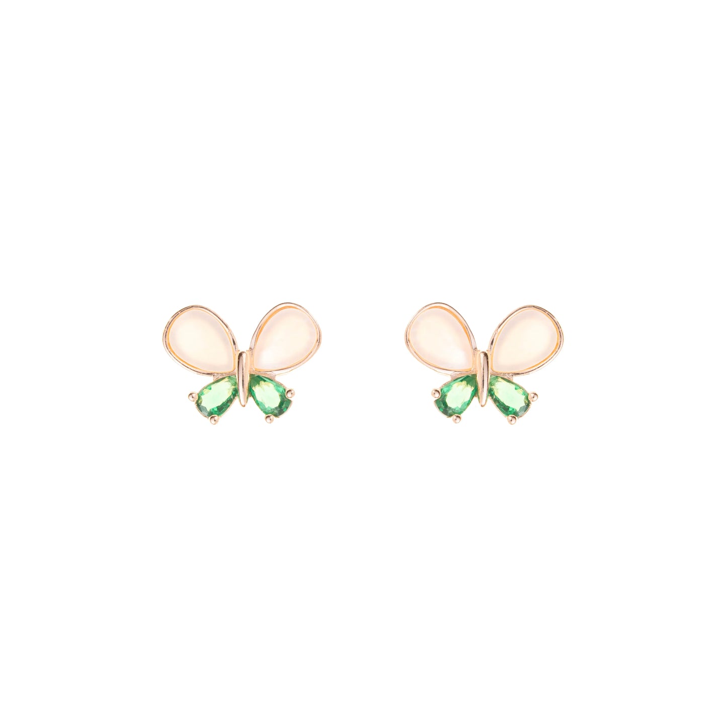 Flutter Gleam Earrings - 925 Silver