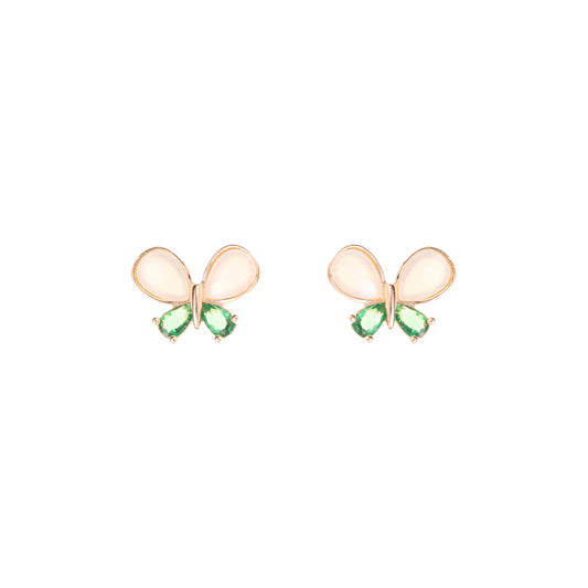 Flutter Gleam Earrings - 925 Silver
