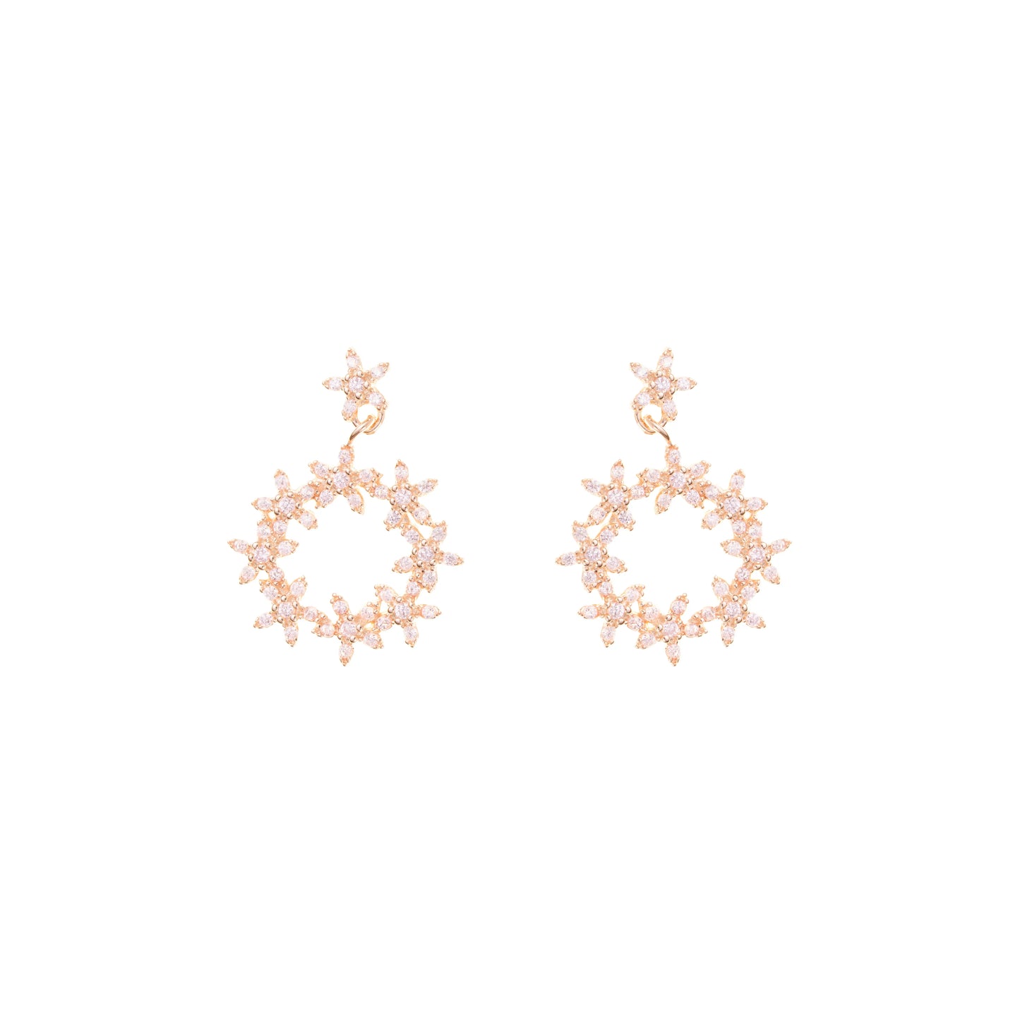 Whimsy Bloom Earrings - 925 Silver