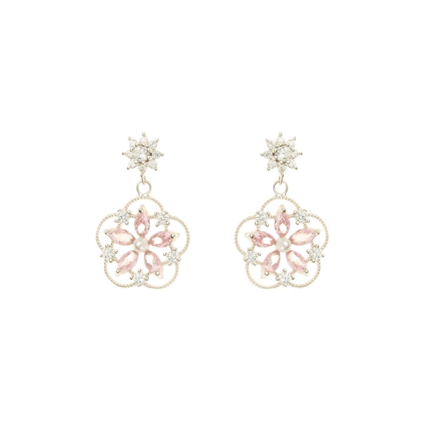 The Celeste Bloom  Earrings - 925 Silver