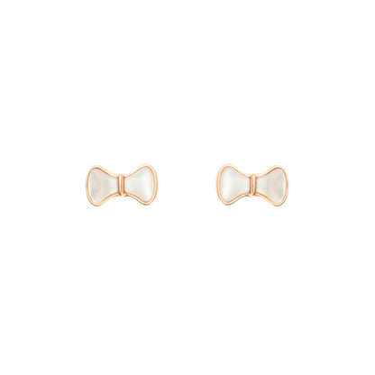 Bow Bliss Earrings  - 925 Silver