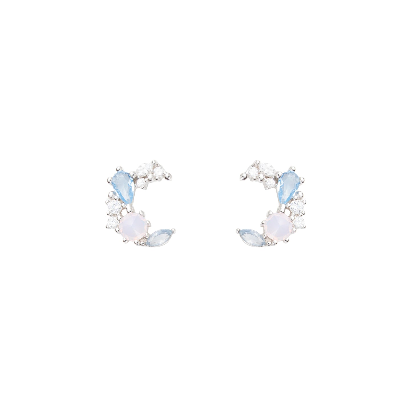 Luna Mist Earrings - 925 Silver