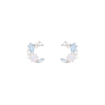 Luna Mist Earrings - 925 Silver