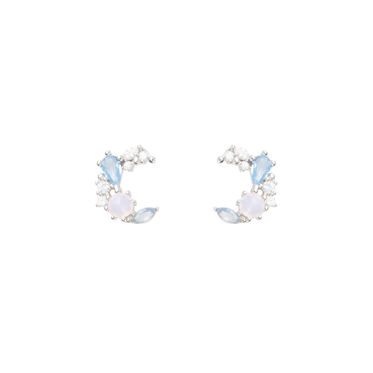 Luna Mist Earrings - 925 Silver