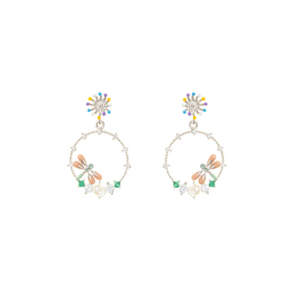 Aurora Garden Bracelet Earrings - 925 Silver