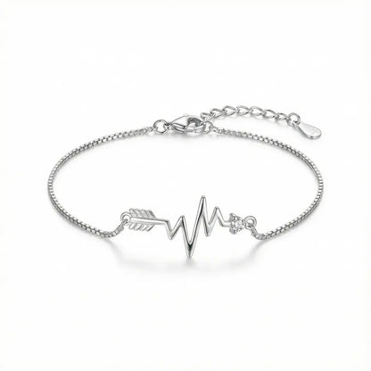 Heart’s Echo Bracelet - 925 Silver