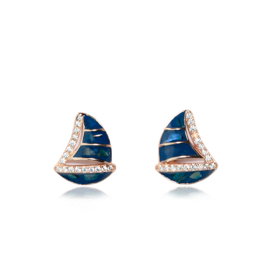 Ocean Sail Earrings - 925 Silver