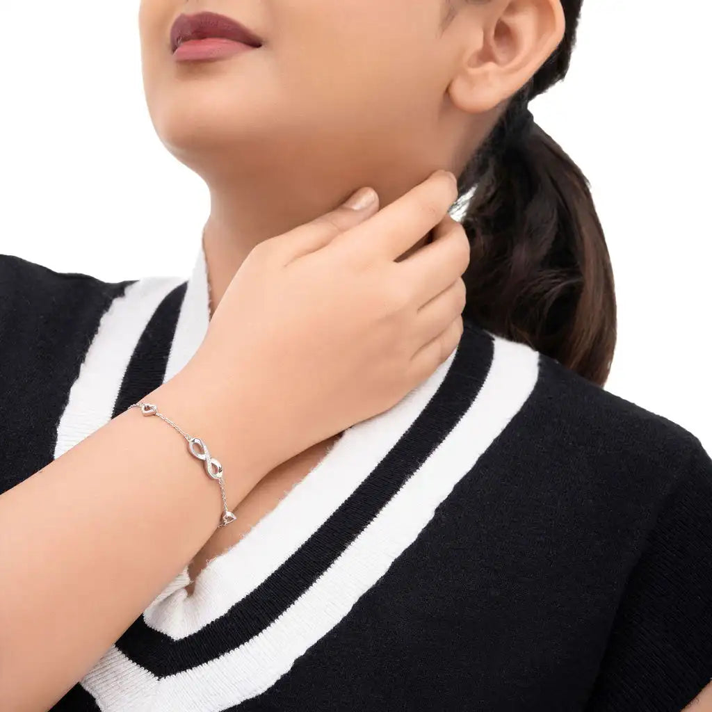 Nexus Rhodium Bracelet - 925 Silver