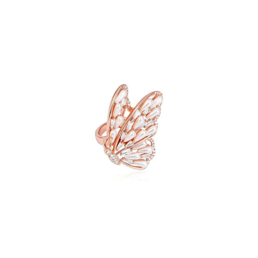 Rosé Radiance Ring - 925 Silver