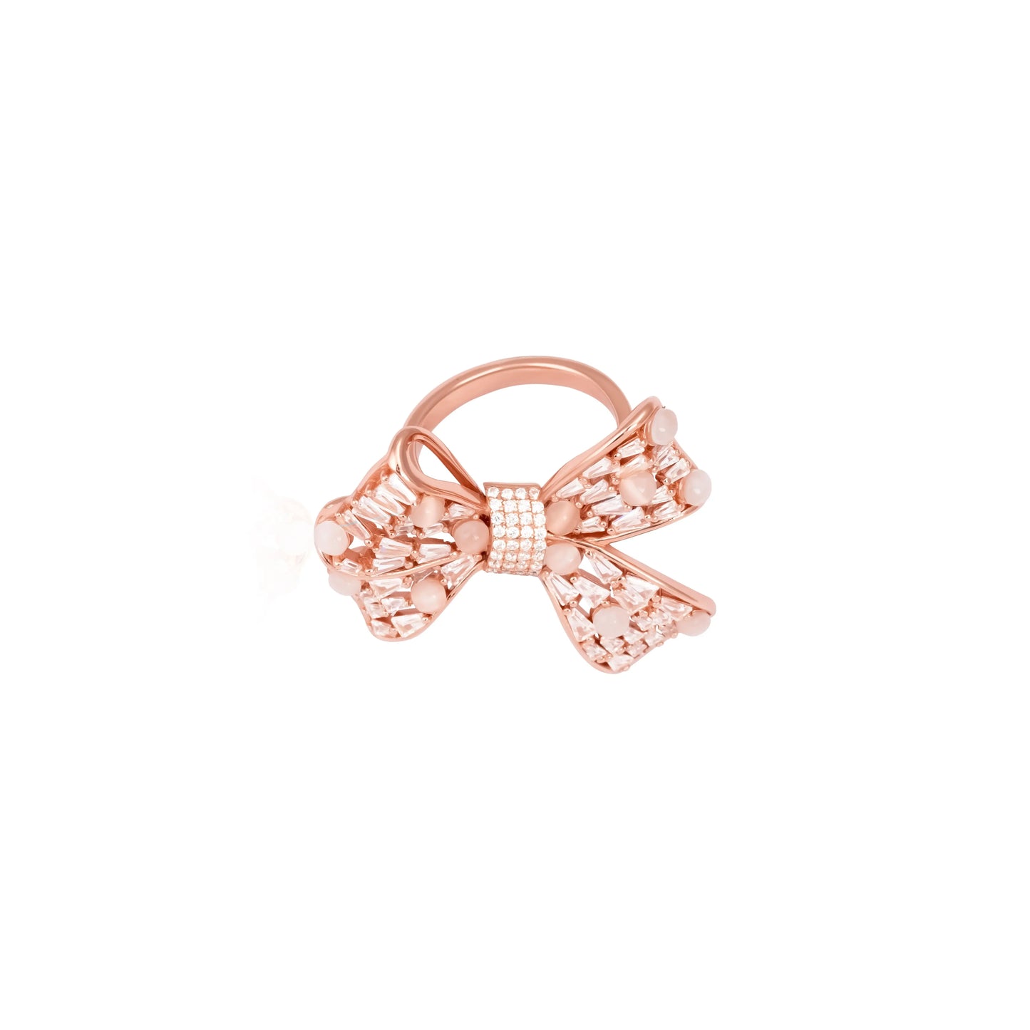 Charmed Knot Ring - 925 rose gold