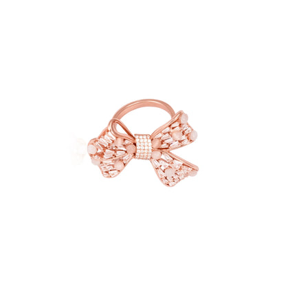 Charmed Knot Ring - 925 rose gold