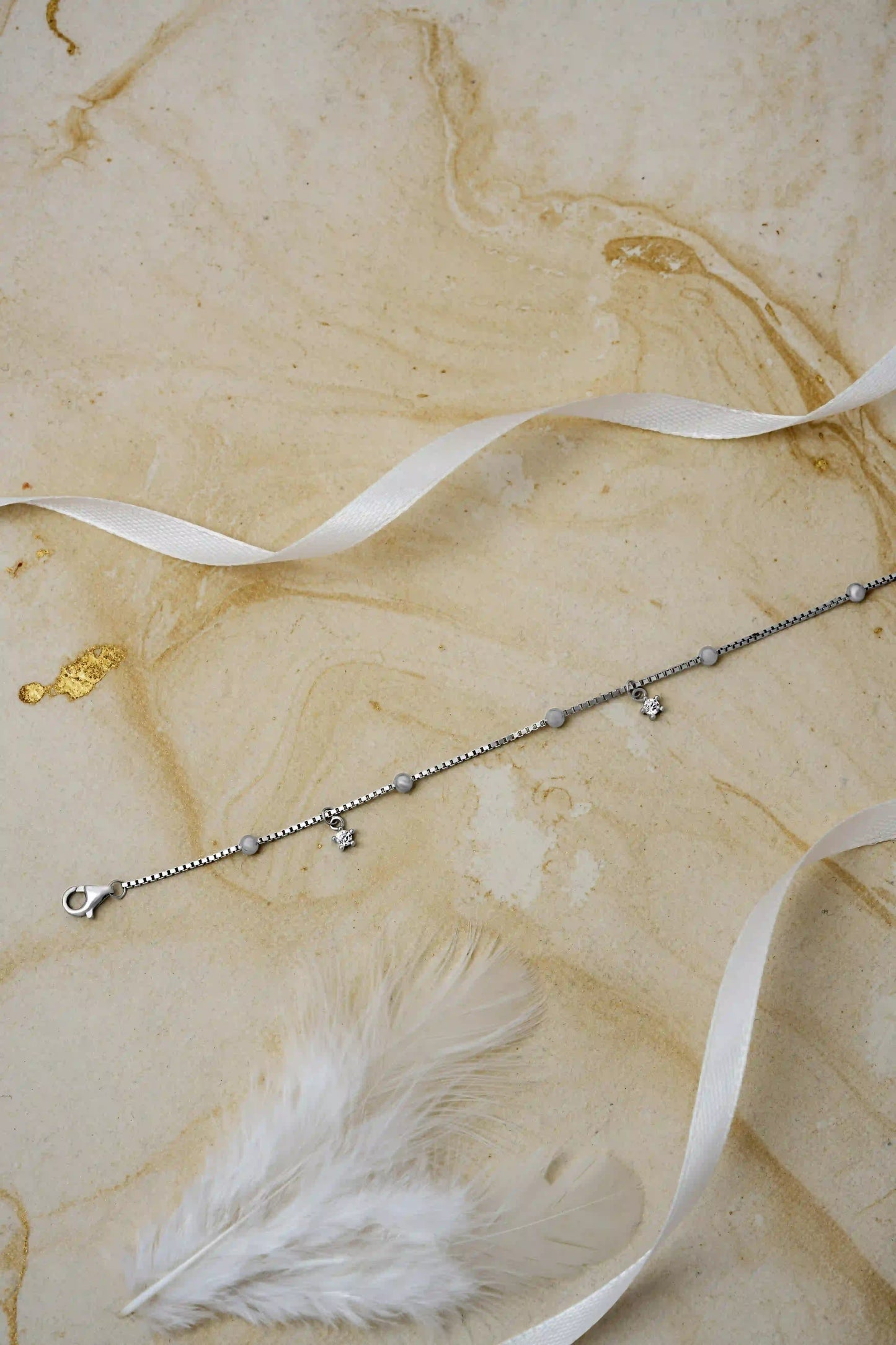 Starfall Chain Bracelet - 925 Silver