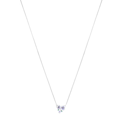 Lavender Bloom Necklace - 925 Silver
