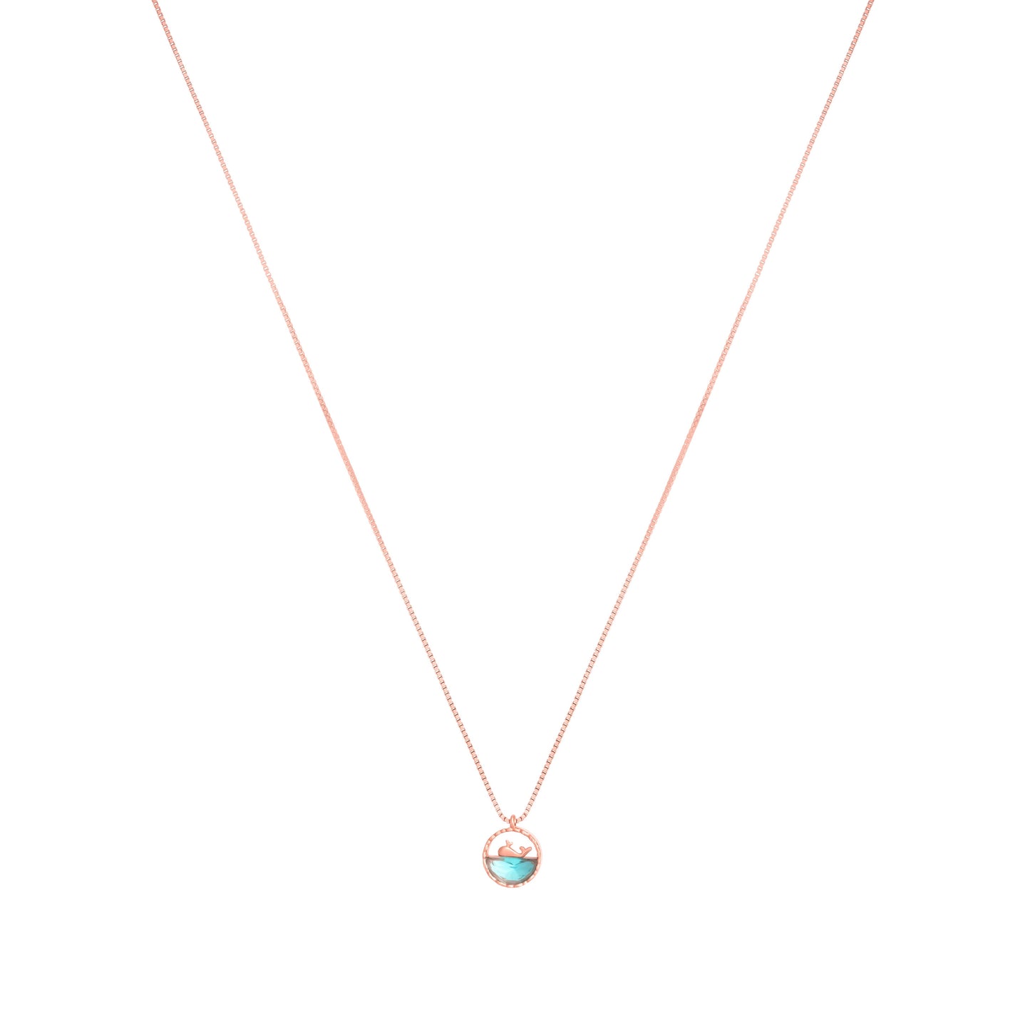 Dolphin Dancing Chain Necklace - 925 Silver