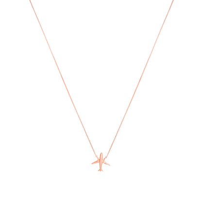 Airplane Chain Necklace - 925 Silver