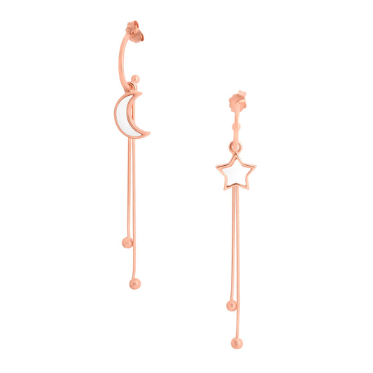 Lunar Glow Earrings - 925 Silver