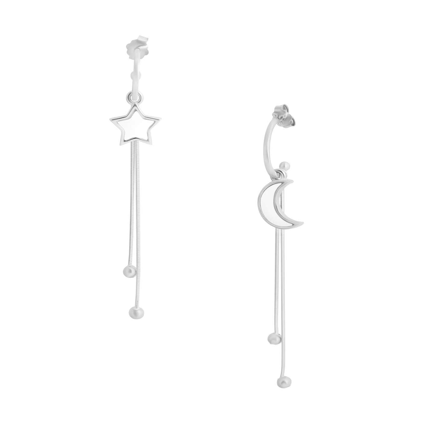 Stardust Drops Earrings - 925 Silver