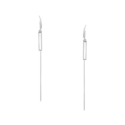 Silver Drop Earrings - 925 Silver
