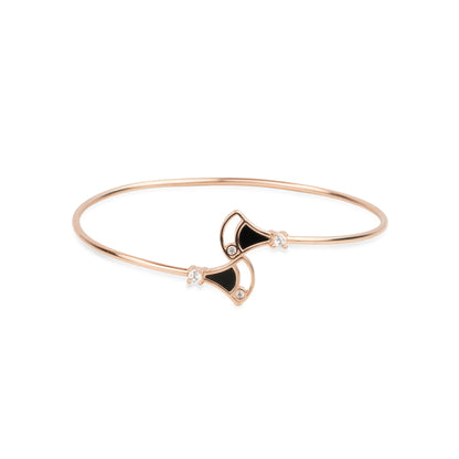 Midnight Bow Kada - 925 Silver