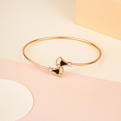 Midnight Bow Kada - 925 Silver