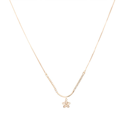 Blossom Gleam Necklace - 925 Silver