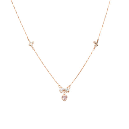 Sweetheart Bloom Necklace - 925 Silver