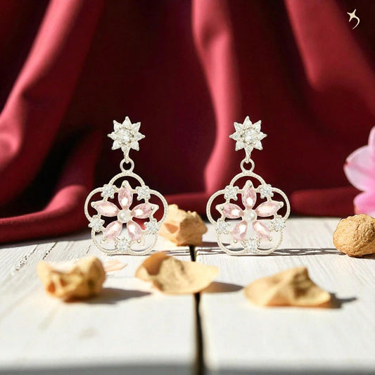 The Celeste Bloom  Earrings - 925 Silver