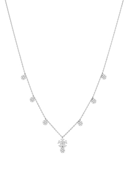 Radiant Bloom Necklace - 925 Silver