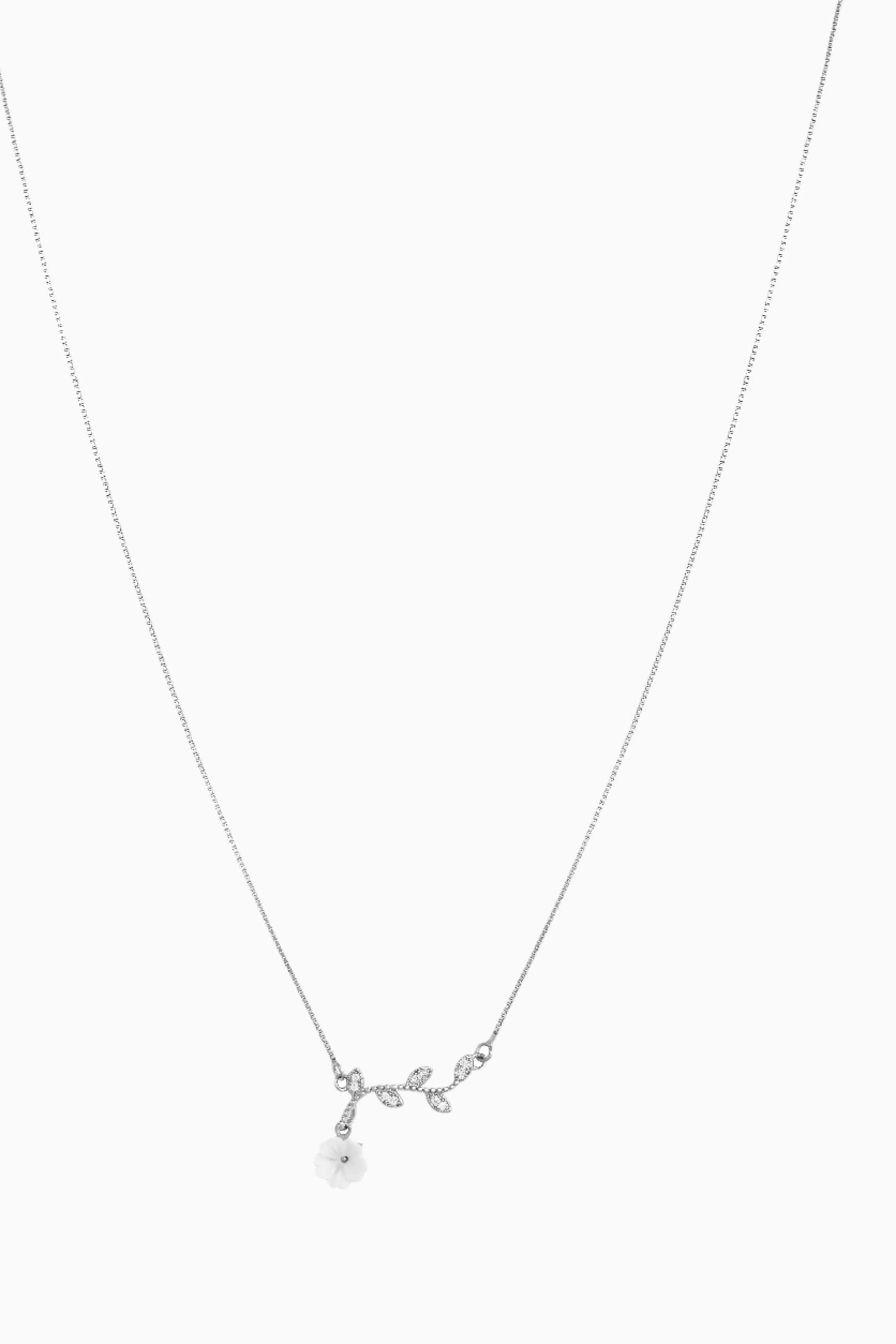 Silver Blossom Necklace - 925 Silver