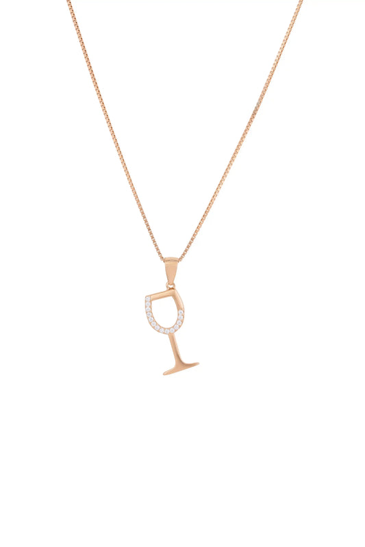 Champagne Necklace - 925 Silver