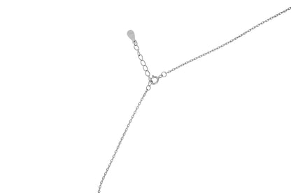 Frosted Radiance Spike Necklace – 925 Silver