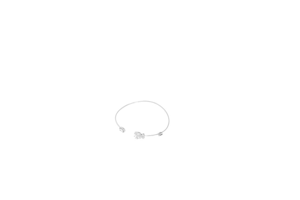 Floral Grace Kada - 925 Silver