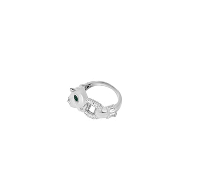 Majestic Panther Ring - 925 Silver