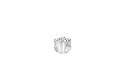 Silver Cocktail Ring - 925 Silver
