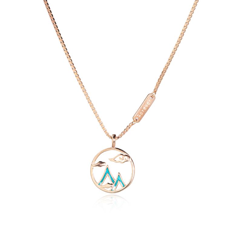 Forever Peaks Necklace - 925 Silver
