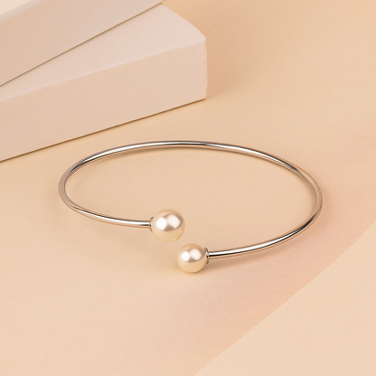 Pearl Glow Kada - 925 Silver