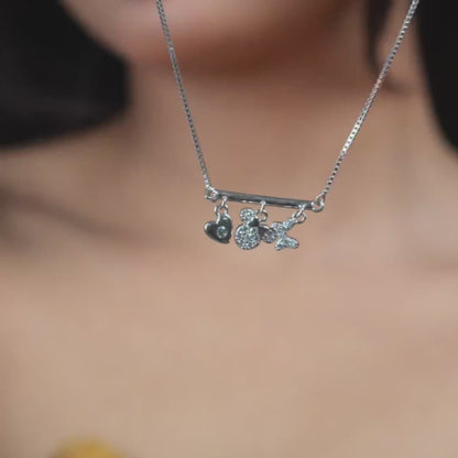 Sunburst Necklace - 925 Silver