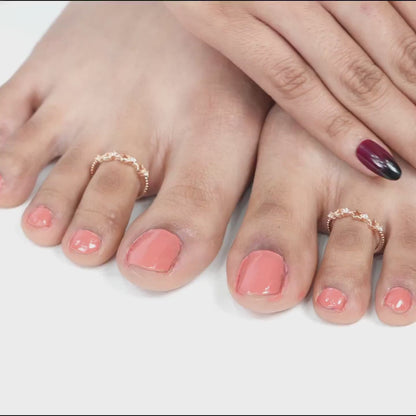 Starlace Bloom 925 Silver Adjustable Toe Ring