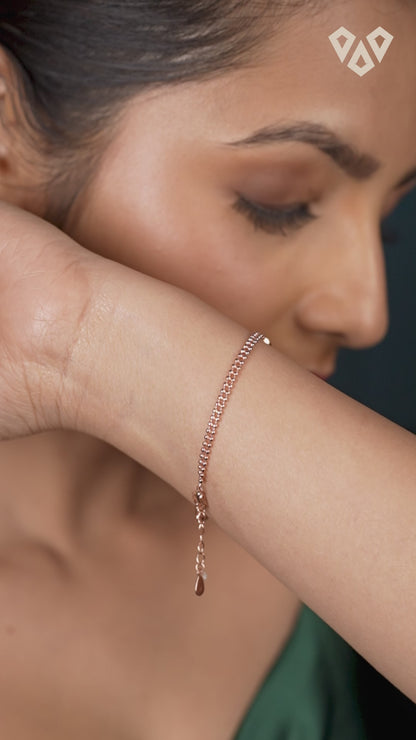 Infinity Grace 925 Silver Adjustable Bracelet