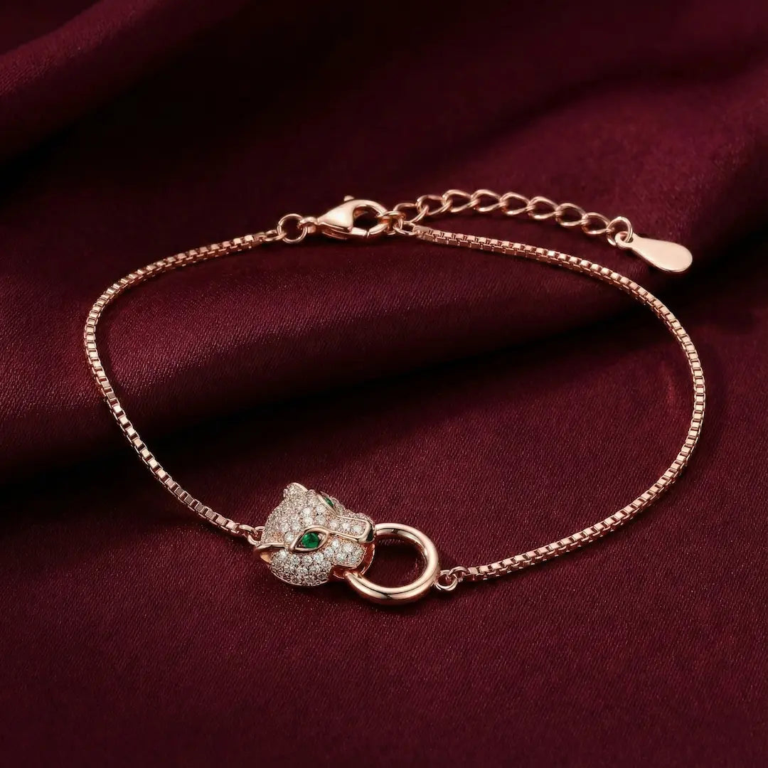 Panther's Eye Bracelet - 925 Silver