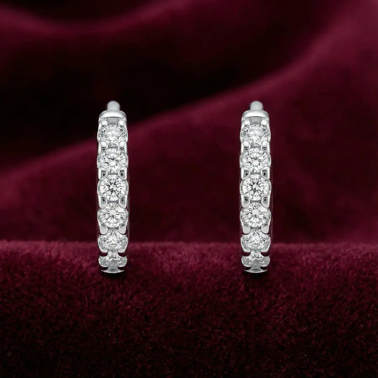 The Luma Mini Spark Hoops Earrings  - 925 Silver
