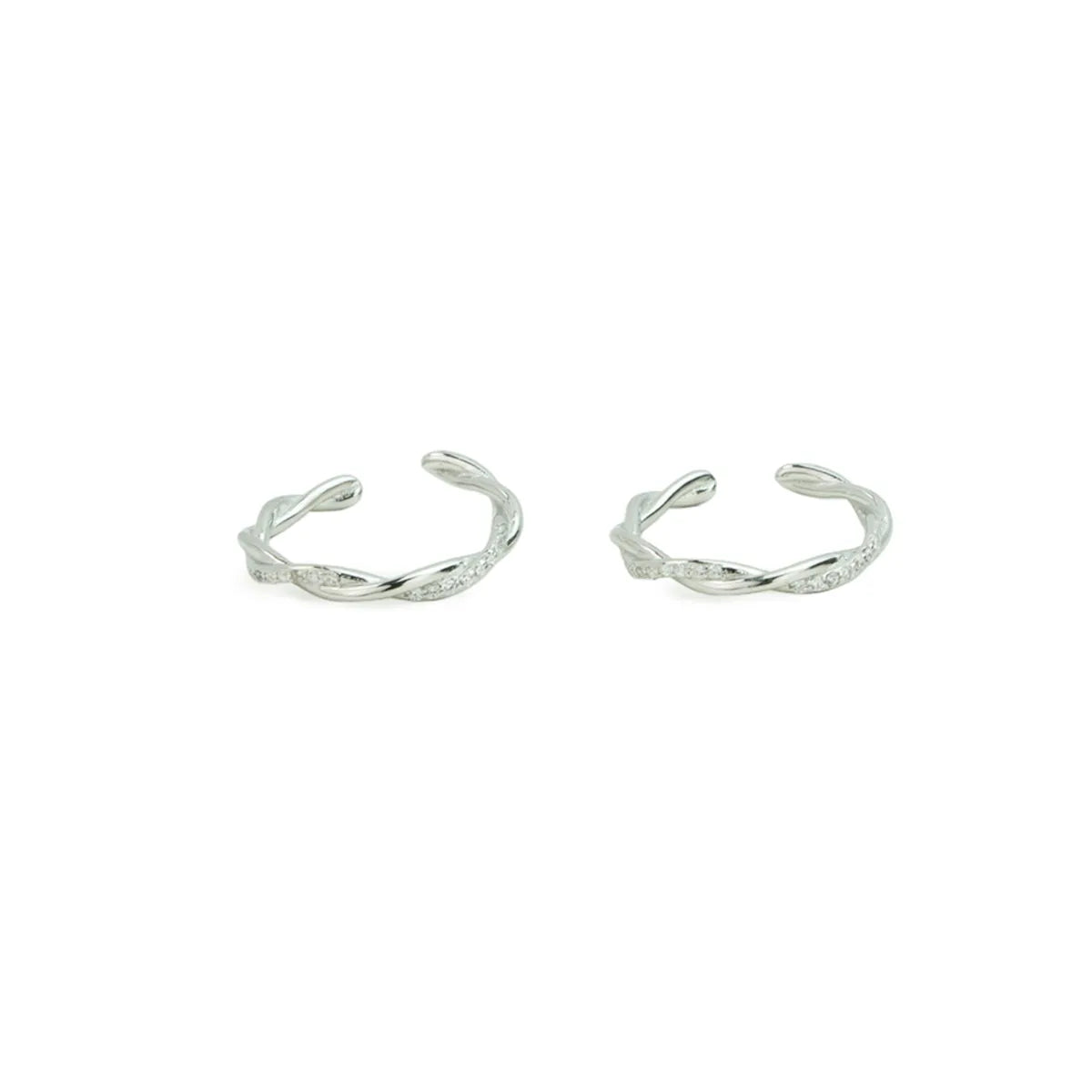 Twist Grace 925 Silver Adjustable Toe Ring