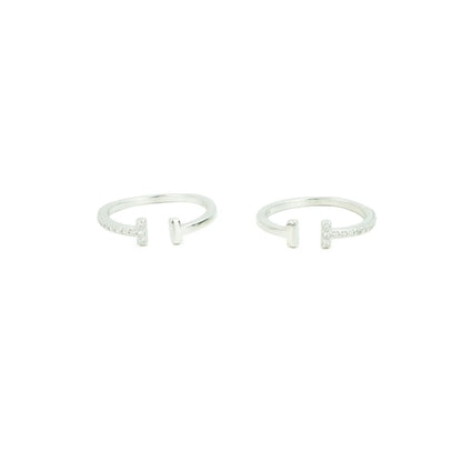 Minimal Spark 925 Silver Adjustable Toe Ring