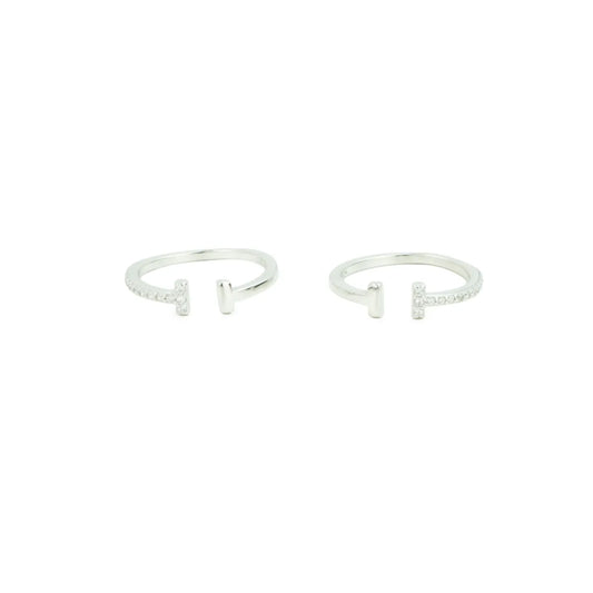 Minimal Spark 925 Silver Adjustable Toe Ring