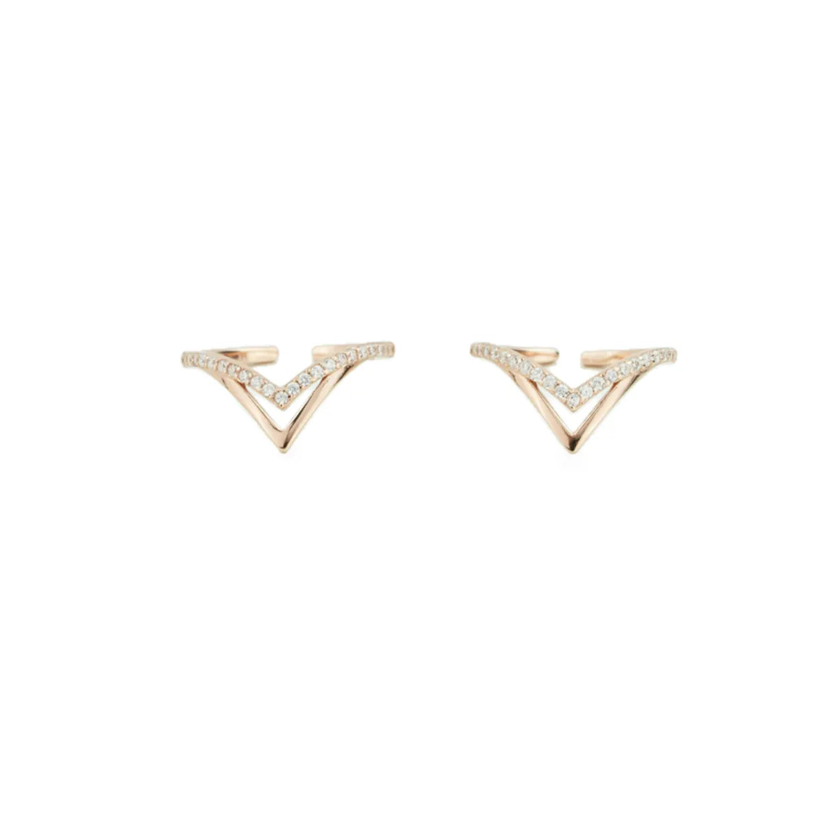 V-Curve Sparkle 925 Silver Adjustable Toe Ring