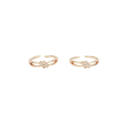 Infinity Grace 925 Silver Adjustable Toe Ring