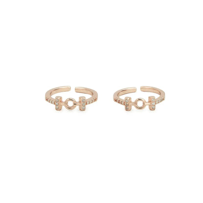 Linka Glow 925 Silver Adjustable Toe Ring