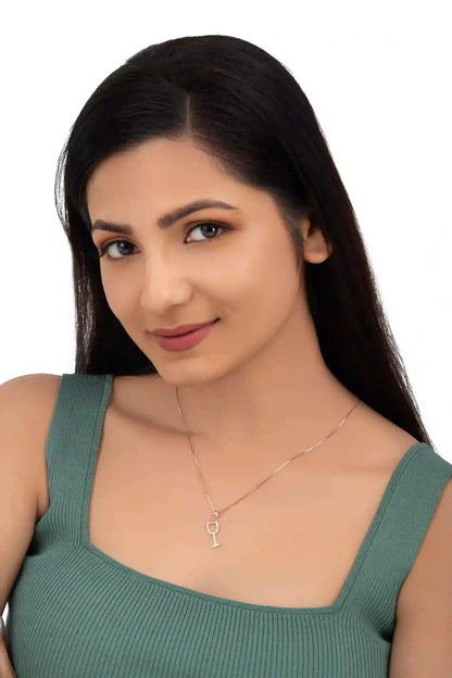 Champagne Necklace - 925 Silver
