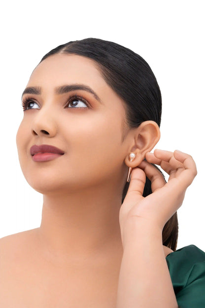 Luna Tip 925 Silver Adjustable Earrings